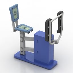 Simulator Outdoor Gym Equipments 3d-modell