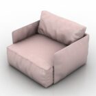 B&b Armchair Pink Color