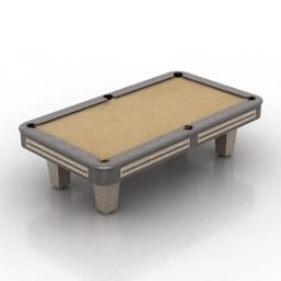 Amerikaans poolbiljarttafel 3D-model