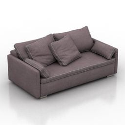 Two Seaters Sofa Blanche Sani 3d model