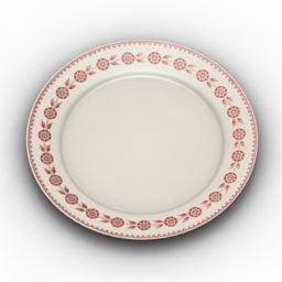Plate Faustine Collection 3d model