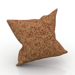 Brown Pillow 3d model