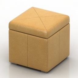 Square Seat Vokka 3d model