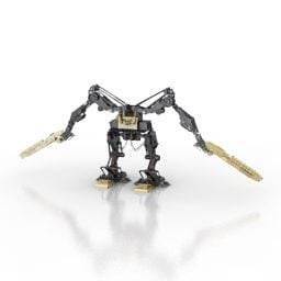 Robot Matrix Toys 3d model
