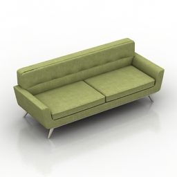 沙发丹麦双人沙发3d模型
