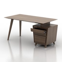 Schreibtischschrank kombinieren 3D-Modell