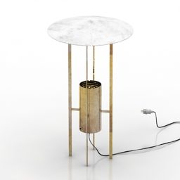 Torchere Lamp Sphere Shade مدل سه بعدی