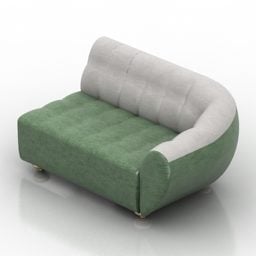 Sofa Dls Globus Green 3d model