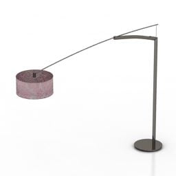 Vintage Torchere Lamp uiterste 3D-model