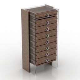 Locker Wood Apiaster 3d model