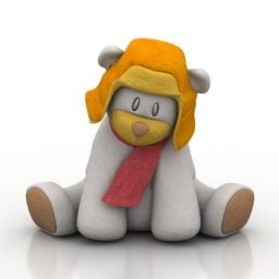 Toy Bear For Kid 3d model
