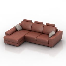 Sofa Pushe Tarello 3d model