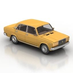 3д модель российского автомобиля ВАЗ