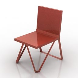 Chair Loop Plastic 3d model