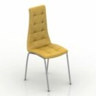 High Back Chair Yellow