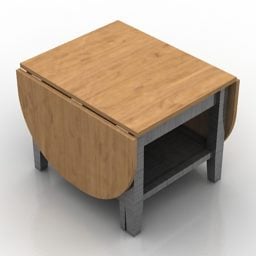 3д модель складного стола Ikea Arkelstrop
