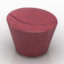 Model 1D czerwonego siedzenia Ameo Walter Knoll V3
