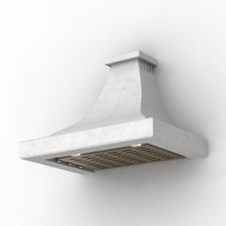 3d модель вентиляційного кухонного обладнання