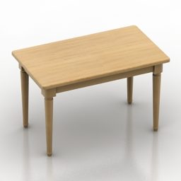 Petite table à manger modèle 3D