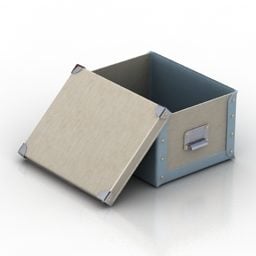 3д модель сейфа Ikea Boxes