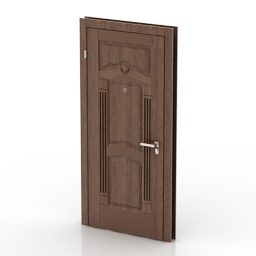 باب منزلي ليجانزا خشبي موديل 3D