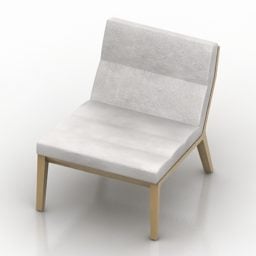 Biały fotel Andoo Walter Knoll Model 3D
