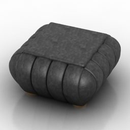 Rundes Sitzpolster 3D-Modell