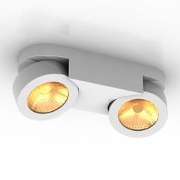 Luster Twin Spotlight 3d-modell