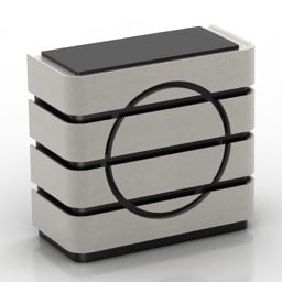 Locker Ipe Cavalli Furniture 3d model