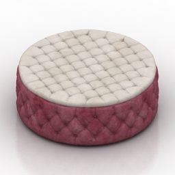 3D model Seat Round Chesterfield