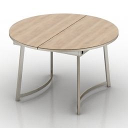 टेबल हॉफ किचन इंटीरियर फर्नीचर 3डी मॉडल