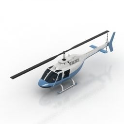 Helicóptero Avión modelo 3d
