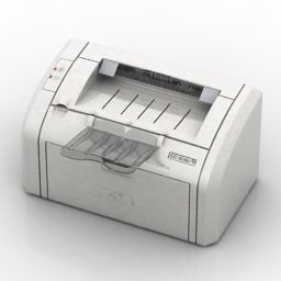 Small Printer A4 Size 3d model