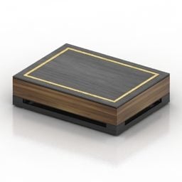 Tavolino da caffè a forma quadrata modello 3d