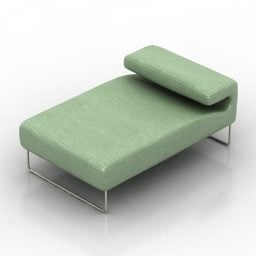 Sohva Lowseat Makuuhuoneen sisustus 3D-malli