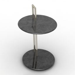 طاولة عرضية مستديرة الشكل ثلاثية الأبعاد