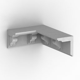 Cornice Plaster Molding Interior 3d model