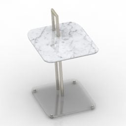 שולחן שיש דגם תלת מימדי מזדמן