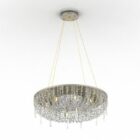 Chandelier Luster Crystal Round Shade