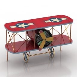 Toy Airplane For Children 3d model