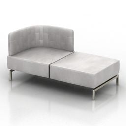Szara sofa Jori Calypso Model 3D