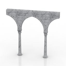 Column Arc Architecture 3d model