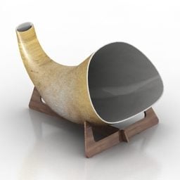 Animal Horn Dekoration Ware 3d-modell
