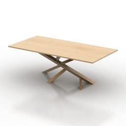 3д модель стола Domitalia X Legs