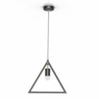 Luster Triangle Shaped Lighting