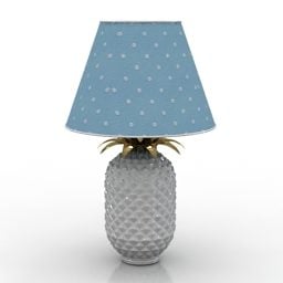 Modello 3d della lampada a forma di ananas
