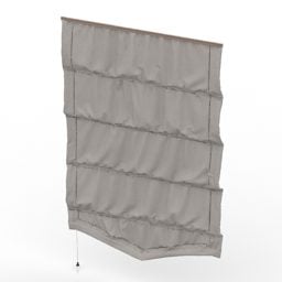 3д модель шторы "Римская винтажная текстура"