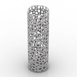 花瓶の装飾抽象的なインテリア家具3Dモデル
