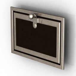 3д модель дверцы духовки Регулка