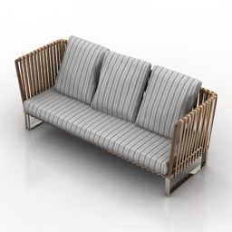 3д модель дивана Formdecor Corde Interior Furniture